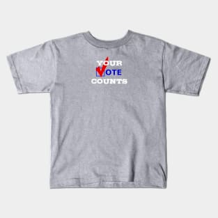 Your Vote Counts Graphic Kids T-Shirt